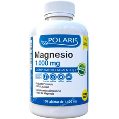 POLARIS Magnesio 1000 mg 100 Comprimidos POLARIS Magnesio 1000 mg 100 Comprimidos