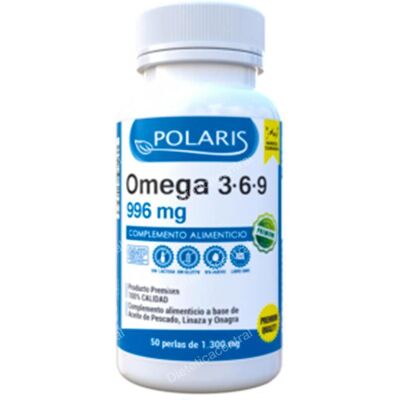 Polaris Omega 3-6-9 996mg - 50 perlas Polaris Omega 3-6-9 996mg - 50 perlas