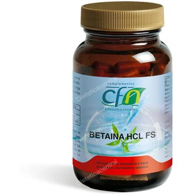 CFN Betaína HCL Fs 60 cápsulas - Suplemento alimenticio CFN Betaína HCL Fs 60 cápsulas - Suplemento alimenticio