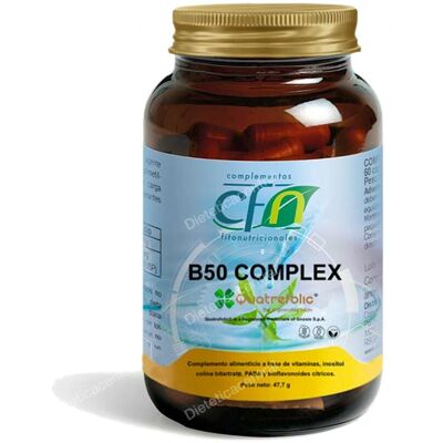 Cfn vitamina b50 complex quatrefolic 60 cap Cfn vitamina b50 complex quatrefolic 60 cap