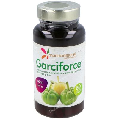 Mundo Natural Garciforce - Garcinia cambogia y Zinc - 60 cápsulas Mundo Natural Garciforce - Garcinia cambogia y Zinc - 60 cápsulas