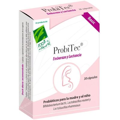 Cien por Cien Natural Probitec - Embarazo y Lactancia - 30 cápsulas Cien por Cien Natural Probitec - Embarazo y Lactancia - 30 cápsulas
