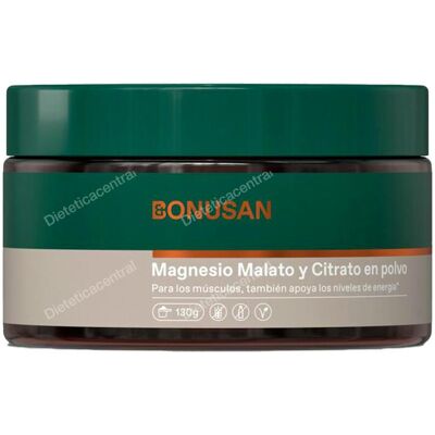 Polvo de Malato y Citrato de Magnesio Bonusan - Suplemento Dietético Polvo de Malato y Citrato de Magnesio Bonusan - Suplemento Dietético