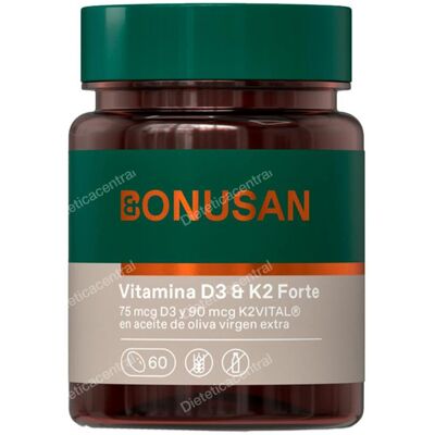 Bonusan vitamina d3+k2 forte 60perlas Bonusan vitamina d3+k2 forte 60perlas