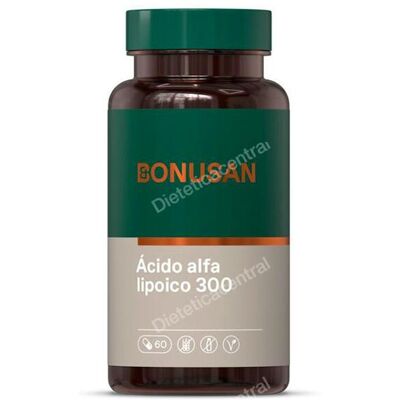 Bonusan acido alfa lipoico 300mg. 60cap. Bonusan acido alfa lipoico 300mg. 60cap.