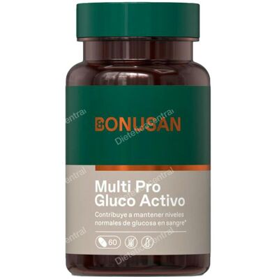 Bonusan Multi Pro Gluco Activo - Soporte de Azúcar en Sangre - 60 Tabletas Bonusan Multi Pro Gluco Activo - Soporte de Azúcar en Sangre - 60 Tabletas