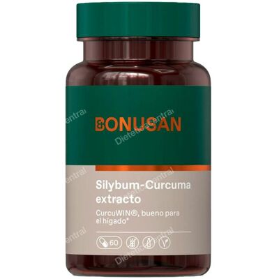 BONUSAN Silybum Cúrcuma Extracto 60 cápsulas - Complemento Alimentar BONUSAN Silybum Cúrcuma Extracto 60 cápsulas - Complemento Alimentar