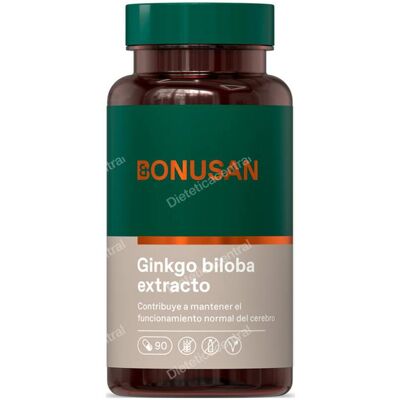 Bonusan Extracto de Ginkgo Biloba 90 cápsulas - Suplemento dietético Bonusan Extracto de Ginkgo Biloba 90 cápsulas - Suplemento dietético