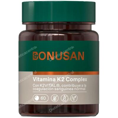 Bonusan Vitamina K2 60 tabletas - Suplemento vitamínico Bonusan Vitamina K2 60 tabletas - Suplemento vitamínico