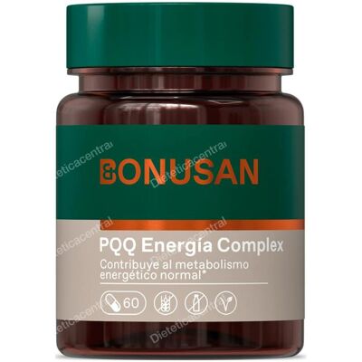 Bonusan Pqq Energia 60 cápsulas - Combina Pqq y Vitamina B12 - Suplemento Alimenticio Bonusan Pqq Energia 60 cápsulas - Combina Pqq y Vitamina B12 - Suplemento Alimenticio