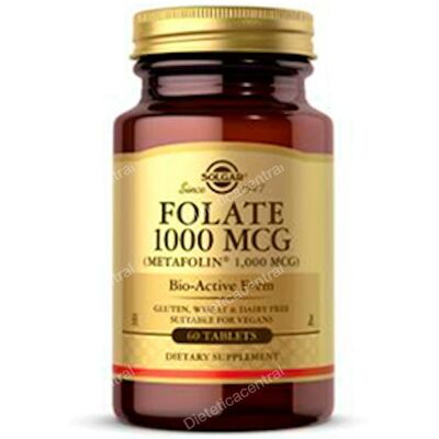 Solgar Folate 1000mcg - Suplementos dietéticos Solgar Folate 1000mcg - Suplementos dietéticos