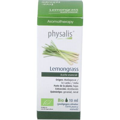 Aceite Esencial de Lemongrass Physalis - Orgánico Purificante, Repelente de Insectos Aceite Esencial de Lemongrass Physalis - Orgánico Purificante, Repelente de Insectos