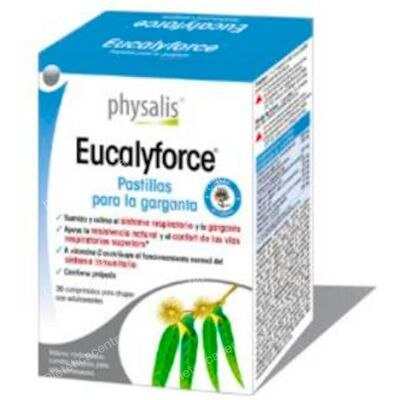 Pastillas para la garganta Eucalyforce de Physalis - Apoya la salud inmunitaria Pastillas para la garganta Eucalyforce de Physalis - Apoya la salud inmunitaria