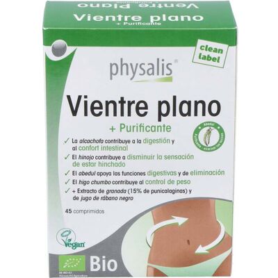 PHYSALIS Vientre Plano Bio 45 Comprimidos - Complemento dietético PHYSALIS Vientre Plano Bio 45 Comprimidos - Complemento dietético