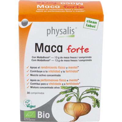 Physalis Maca Forte Orgánico 30 Comprimidos - Suplemento dietético Physalis Maca Forte Orgánico 30 Comprimidos - Suplemento dietético