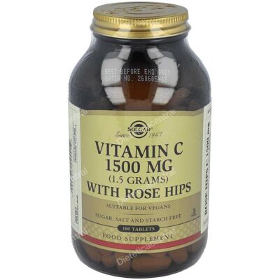 Solgar Vitamina C 1500 MG con Rosa Mosqueta - Suplementos dietéticos Solgar Vitamina C 1500 MG con Rosa Mosqueta - Suplementos dietéticos