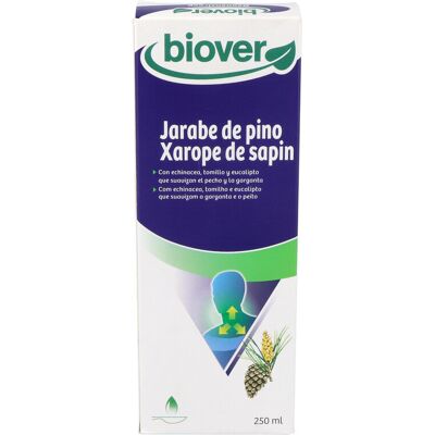 Jarabe de Pino Biover 250 ml - Alivio de Garganta y Respiración Jarabe de Pino Biover 250 ml - Alivio de Garganta y Respiración