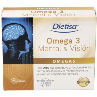Dietisa omega 3 mental y vision 45perlas Dietisa omega 3 mental y vision 45perlas