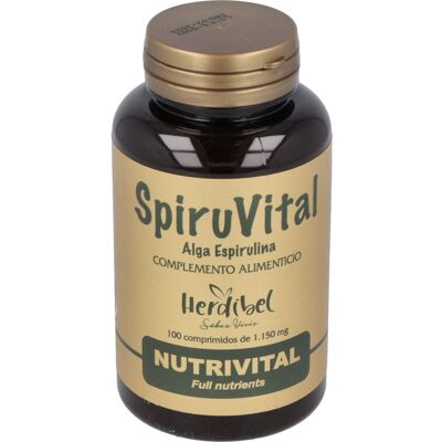 Herdibel Spiruvital - 1150mg - Suplemento Alimentar Herdibel Spiruvital - 1150mg - Suplemento Alimentar
