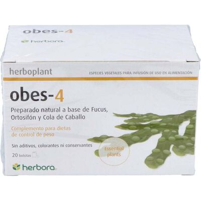 Herbora Herboplant Obes 4 - Infusión herbal para control de peso Herbora Herboplant Obes 4 - Infusión herbal para control de peso