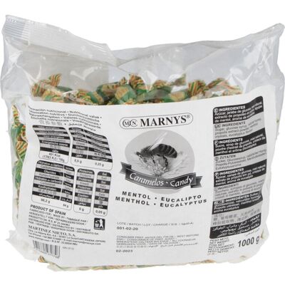 Marnys caramelos propoleo mentol y eucalipto 1kg. Marnys caramelos propoleo mentol y eucalipto 1kg.