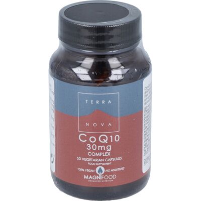 Terra Nova CoQ10 30mg Complejo con Magnifood - 50 Vegicaps - Energía y Antioxidantes Terra Nova CoQ10 30mg Complejo con Magnifood - 50 Vegicaps - Energía y Antioxidantes