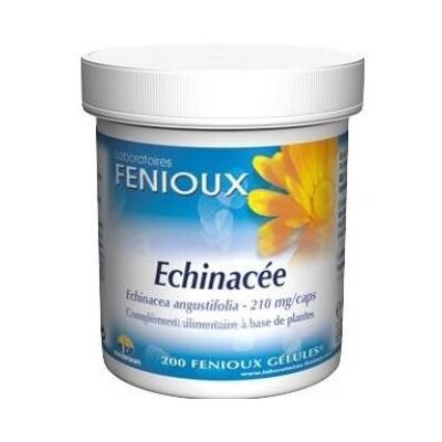 Fenioux Echinacea Angustifolia - 200 Cápsulas - Suplemento dietético Fenioux Echinacea Angustifolia - 200 Cápsulas - Suplemento dietético