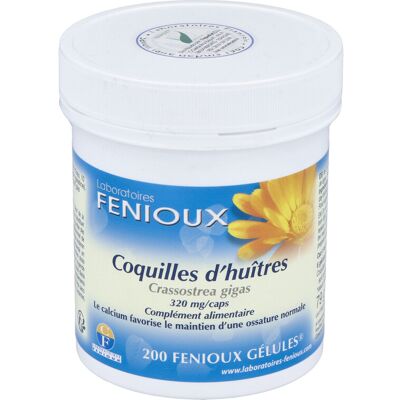 Fenioux Concha de Ostra 200 Cápsulas - Suplemento Alimenticio Fenioux Concha de Ostra 200 Cápsulas - Suplemento Alimenticio