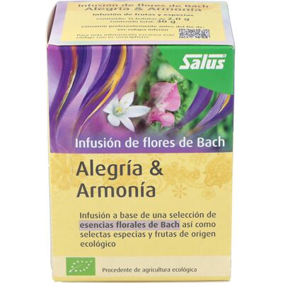 Salus infusion flores bach alegria y harmonia 15sbrs.salus Salus infusion flores bach alegria y harmonia 15sbrs.salus