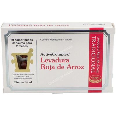 Pharma Nord Activecomplex Levadura Roja de Arroz 60 Comprimidos - Suplemento Alimenticio Pharma Nord Activecomplex Levadura Roja de Arroz 60 Comprimidos - Suplemento Alimenticio