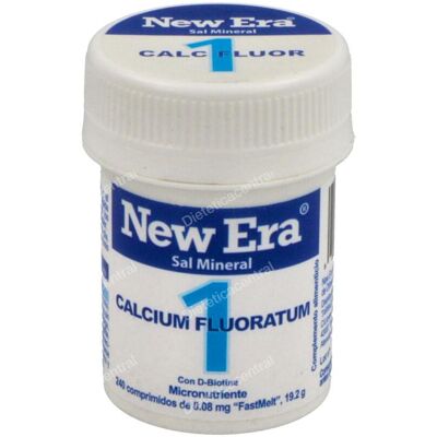 New Era Calcium Fluoratum 240 Comprimidos Sublinguales - Suplemento Dietético New Era Calcium Fluoratum 240 Comprimidos Sublinguales - Suplemento Dietético