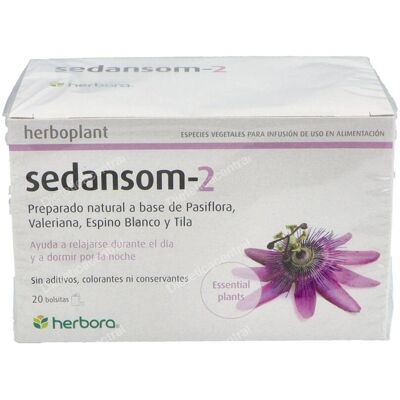 Herbora Sedansom 2 Herboplant - Infusión de Hierbas - 20 Filtros Herbora Sedansom 2 Herboplant - Infusión de Hierbas - 20 Filtros