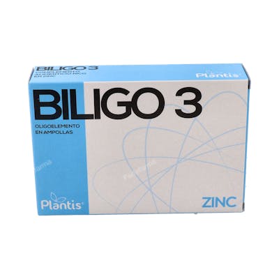 Plantis Zinc Biligo 3 - Complemento Dietético Plantis Zinc Biligo 3 - Complemento Dietético