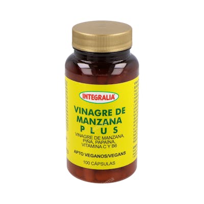 Vinagre de Manzana Integralia 100 Cápsulas - Complemento Alimenticio Vinagre de Manzana Integralia 100 Cápsulas - Complemento Alimenticio