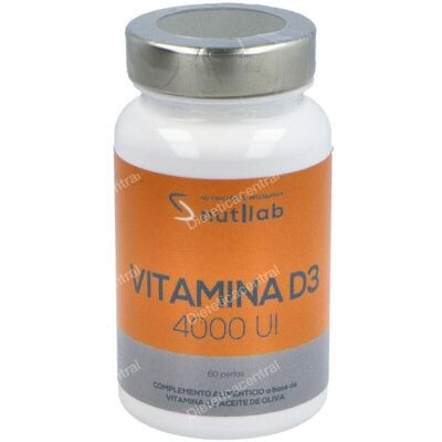 Nutilab Vitamina D3 4000 Ui 60 Perlas - Suplemento vitamínico Nutilab Vitamina D3 4000 Ui 60 Perlas - Suplemento vitamínico
