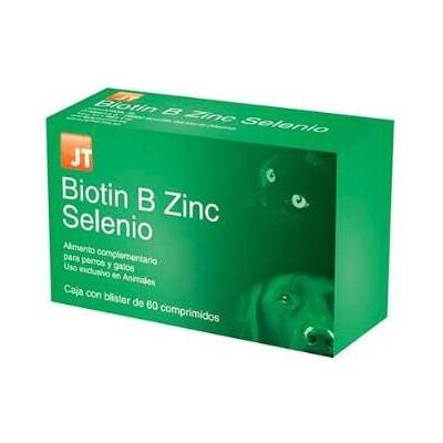 JTPharma Super Biotin-B 60 tabletas - Suplemento para perros y gatos JTPharma Super Biotin-B 60 tabletas - Suplemento para perros y gatos