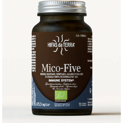 Hifas da Terra Mico Five - Apoyo inmunológico - 594mg - 62 Cápsulas Hifas da Terra Mico Five - Apoyo inmunológico - 594mg - 62 Cápsulas