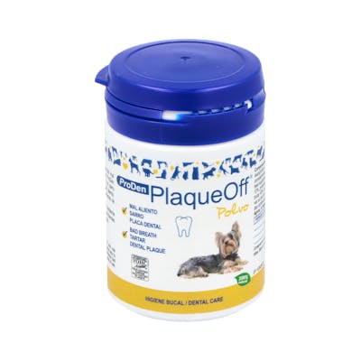 Swedencare Plaqueoff Polvo para Perros y Gatos - 40g - Eliminador de Sarro Swedencare Plaqueoff Polvo para Perros y Gatos - 40g - Eliminador de Sarro