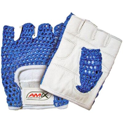 Amix guantes rejilla color azul talla s Amix guantes rejilla color azul talla s