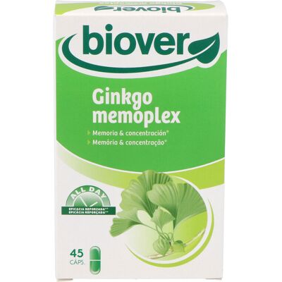 Biover Ginkgo y Concentración - 45 Cápsulas Biover Ginkgo y Concentración - 45 Cápsulas