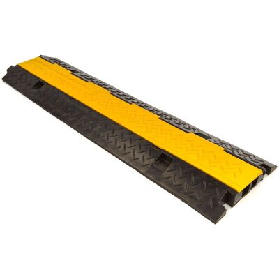 HBM 100 cm Puente de cable / Conducto de cables con solapa y 2 canales HBM 100 cm Puente de cable / Conducto de cables con solapa y 2 canales