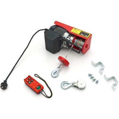 Polipasto eléctrico HBM con control remoto inalámbrico de 250 kg, 18 metros Polipasto eléctrico HBM con control remoto inalámbrico de 250 kg, 18 metros