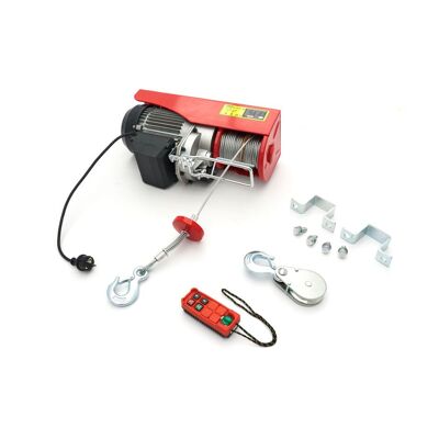 HBM Polipasto eléctrico con mando a distancia inalámbrico 1000 kg, 18 metros HBM Polipasto eléctrico con mando a distancia inalámbrico 1000 kg, 18 metros