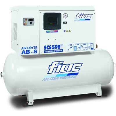 Fiac compresor insonorizado SCS 300lt - AB958 7,5 HP 300 litros, con secador frigorífico Fiac compresor insonorizado SCS 300lt - AB958 7,5 HP 300 litros, con secador frigorífico