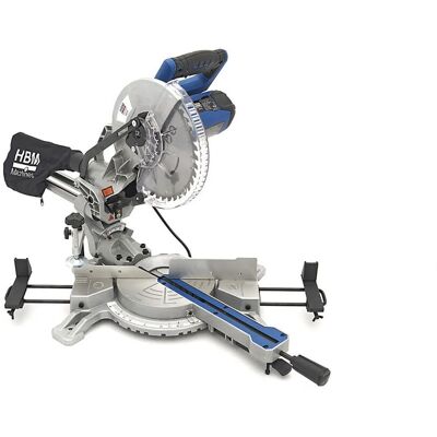 HBM 254 x 70 mm Sierra radial, sierra ingletadora, sierra de tracción con láser HBM 254 x 70 mm Sierra radial, sierra ingletadora, sierra de tracción con láser