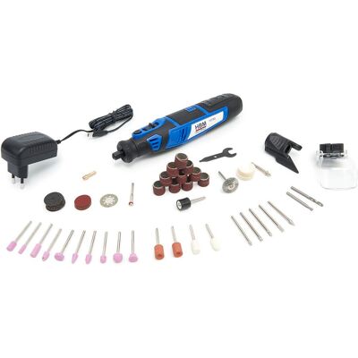 HBM Multiherramienta de 8 voltios con batería que incluye 58 accesorios y 5 velocidades HBM Multiherramienta de 8 voltios con batería que incluye 58 accesorios y 5 velocidades