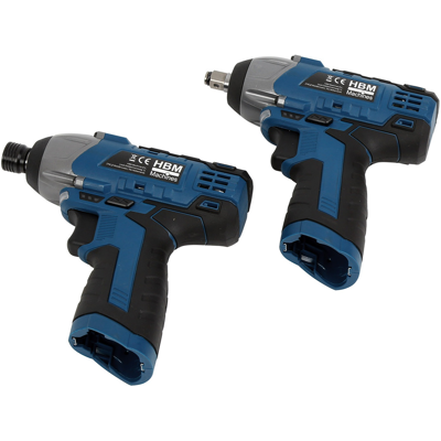 HBM Llave de impacto de batería y atornillador de impacto de 10,8 voltios HBM Llave de impacto de batería y atornillador de impacto de 10,8 voltios