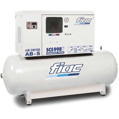 Fiac compresor silencioso SCS 500L - AB998 10 CV 500 litros, con secador frigorífico Fiac compresor silencioso SCS 500L - AB998 10 CV 500 litros, con secador frigorífico