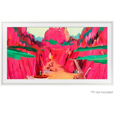 Samsung - Marco para TV The Frame - The Frame Pro 2025 75" VG-SCFF75WTBXC color blanco. Blanco Samsung - Marco para TV The Frame - The Frame Pro 2025 75" VG-SCFF75WTBXC color blanco. Blanco