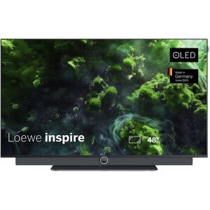 Loewe - TV OLED 121 cm (48') inspire 48 DR+, UHD 4K, HDR, Wi-Fi y Smart TV con barra de sonido 80W integrable. Basalto Loewe - TV OLED 121 cm (48') inspire 48 DR+, UHD 4K, HDR, Wi-Fi y Smart TV con barra de sonido 80W integrable. Basalto